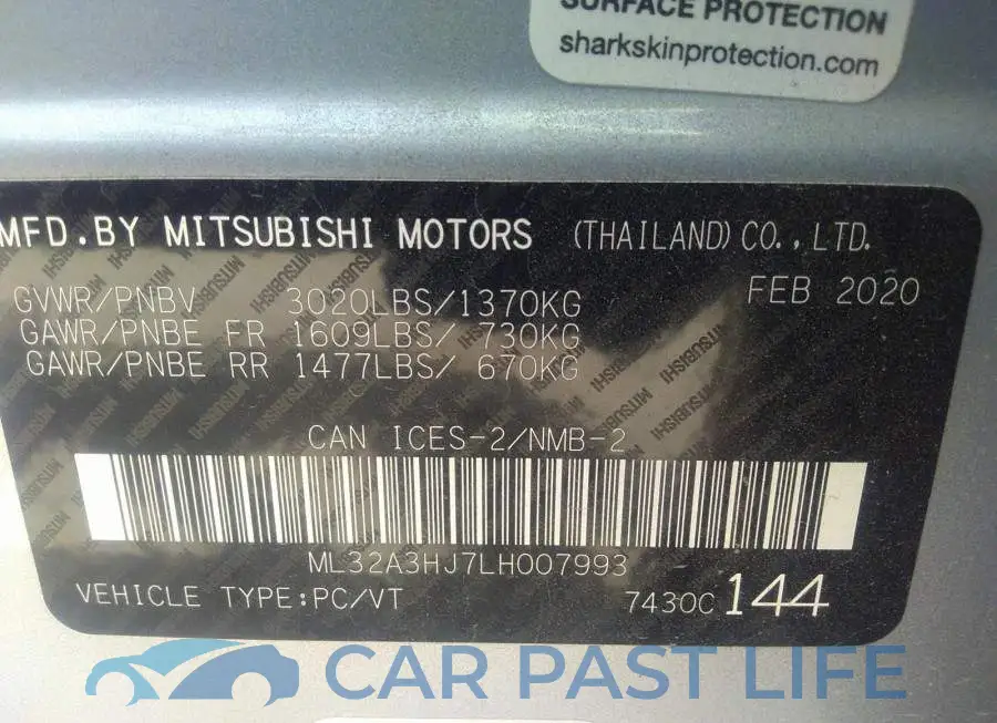 ML32A3HJ7LH007993# 9