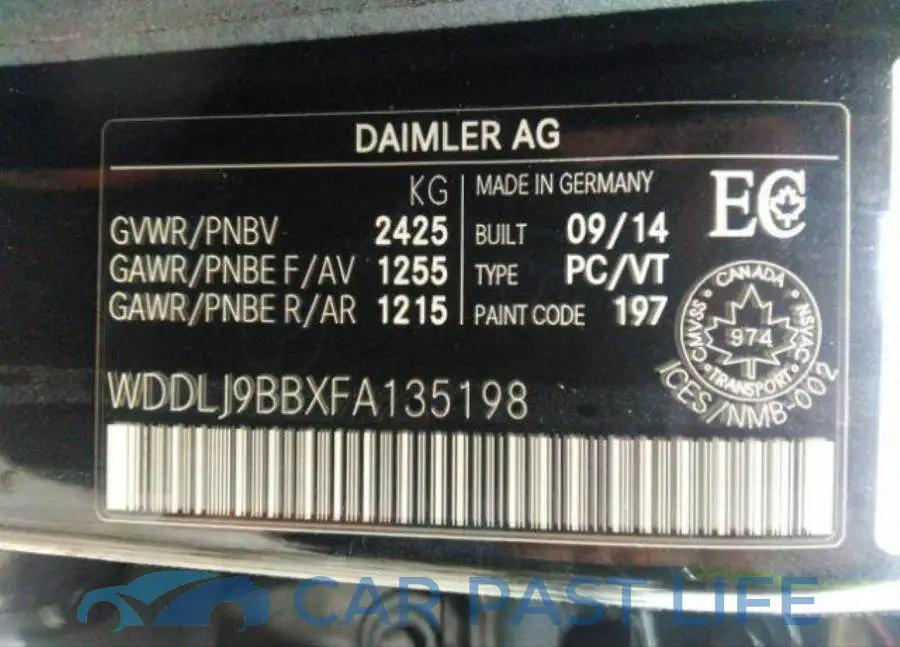 WDDLJ9BBXFA135198# 10