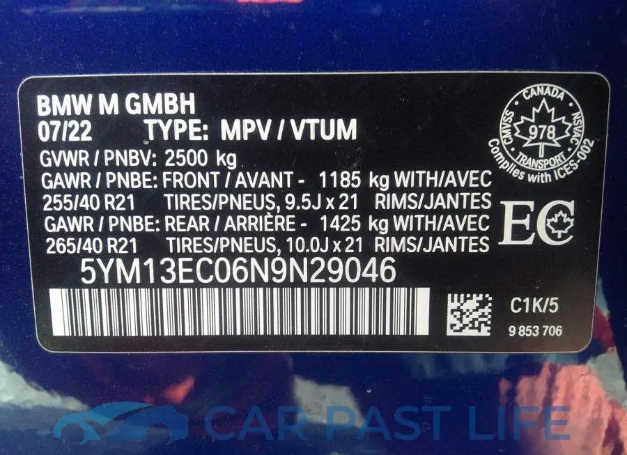 5YM13EC06N9N29046# 9