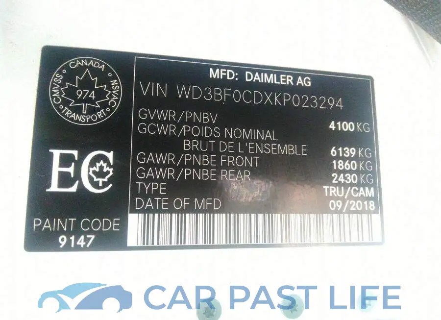 WD3BF0CDXKP023294# 9