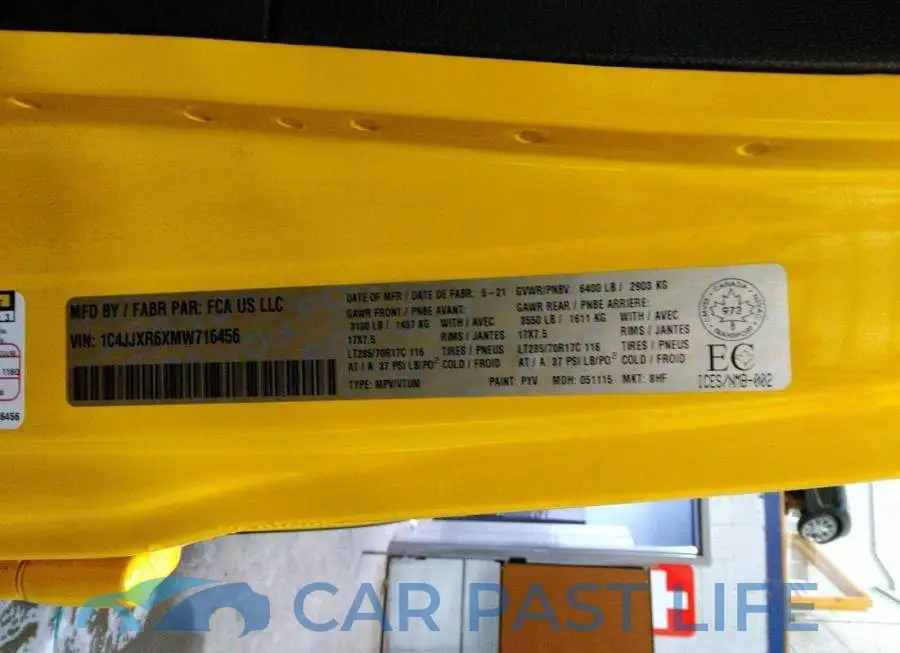 1C4JJXR6XMW716456# 9