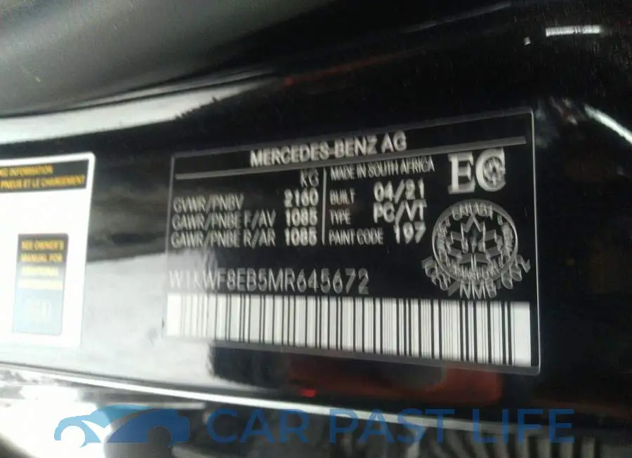 W1KWF8EB5MR645672# 9
