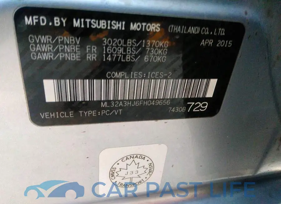 ML32A3HJ6FH049656# 9