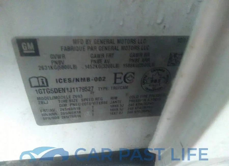 1GTG5DEN1J1179527# 9