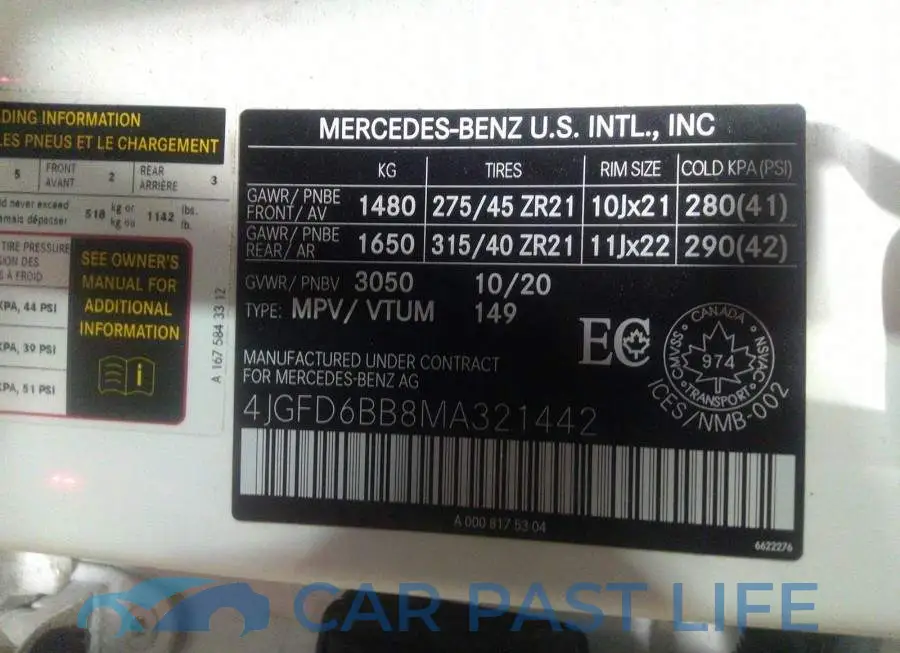 4JGFD6BB8MA321442# 9