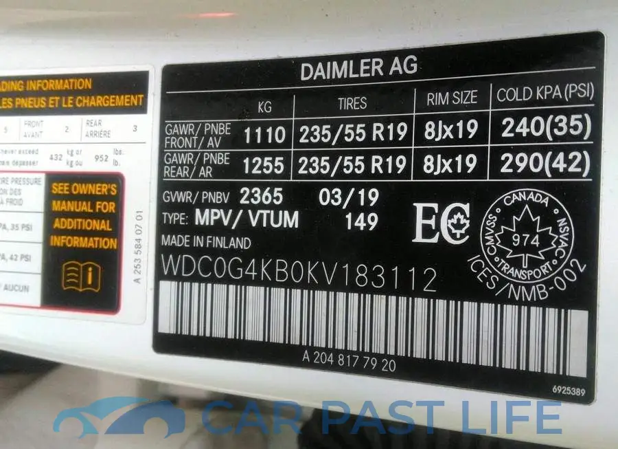 WDC0G4KB0KV183112# 9
