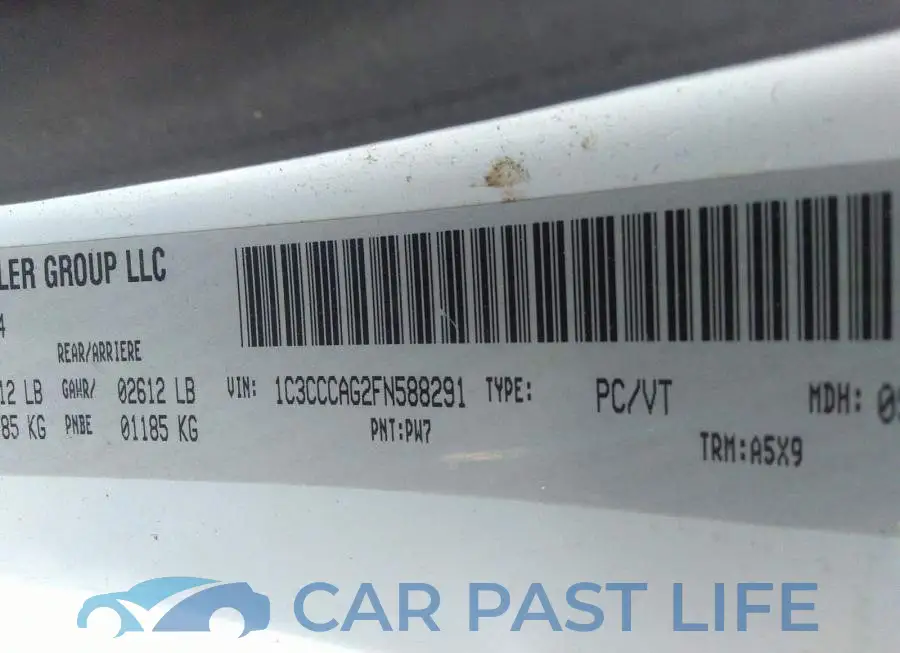 1C3CCCAG2FN588291# 9