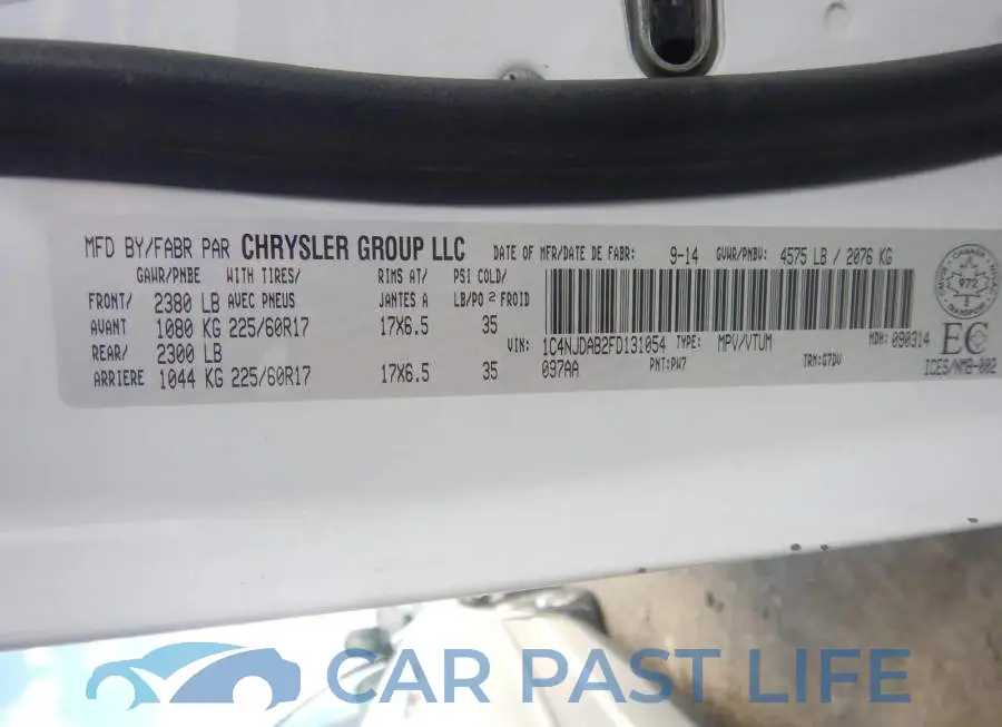 1C4NJDAB2FD131054# 9
