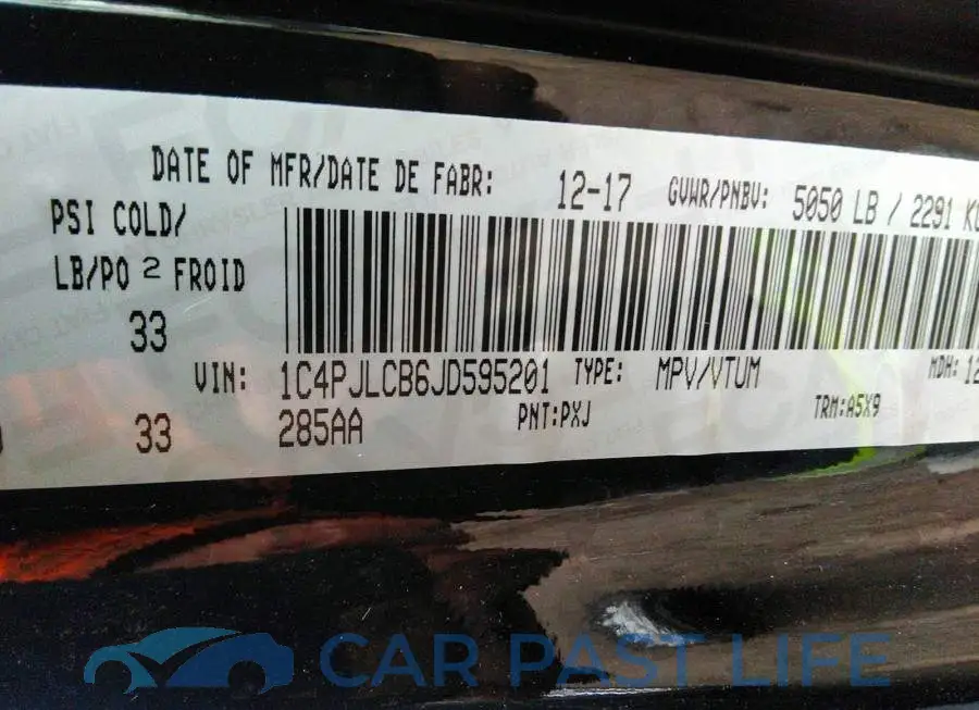 1C4PJLCB6JD595201# 9