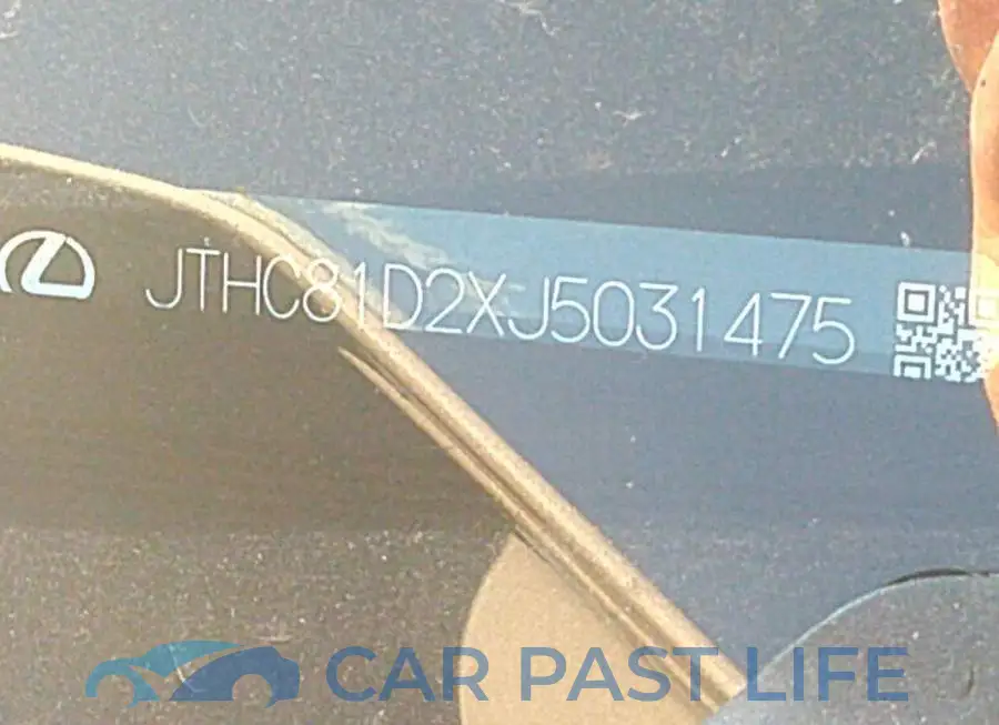 JTHC81D2XJ5031475# 9