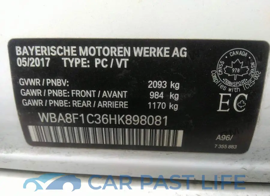 WBA8F1C36HK898081# 9
