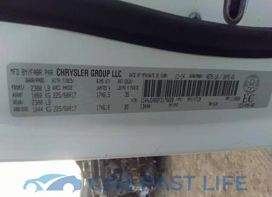 1C4NJDAB2FD175068# 9