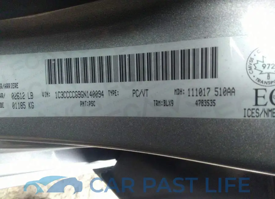 1C3CCCCG9GN140094# 9