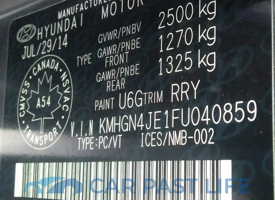 KMHGN4JE1FU040859# 9