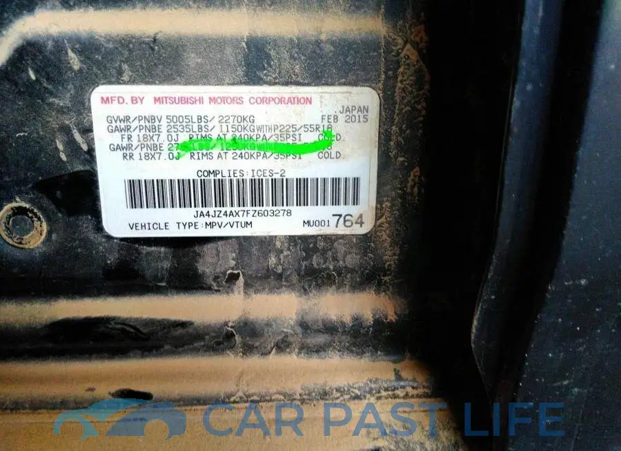 JA4JZ4AX7FZ603278# 9