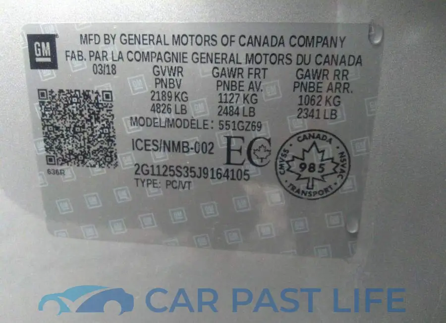 2G1125S35J9164105# 9