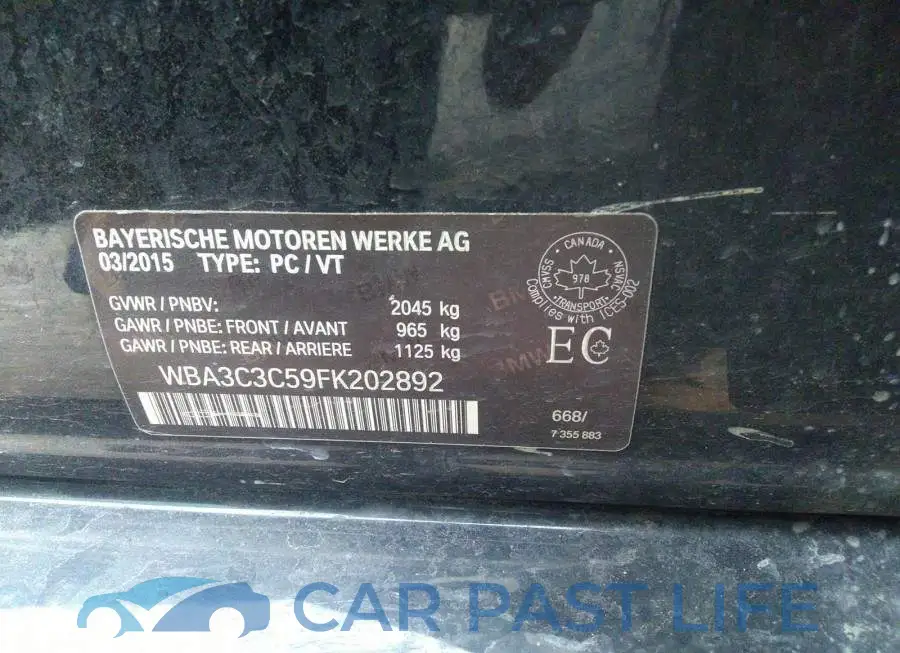 WBA3C3C59FK202892# 9