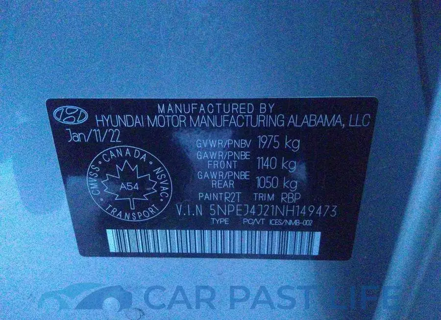 5NPEJ4J21NH149473# 9