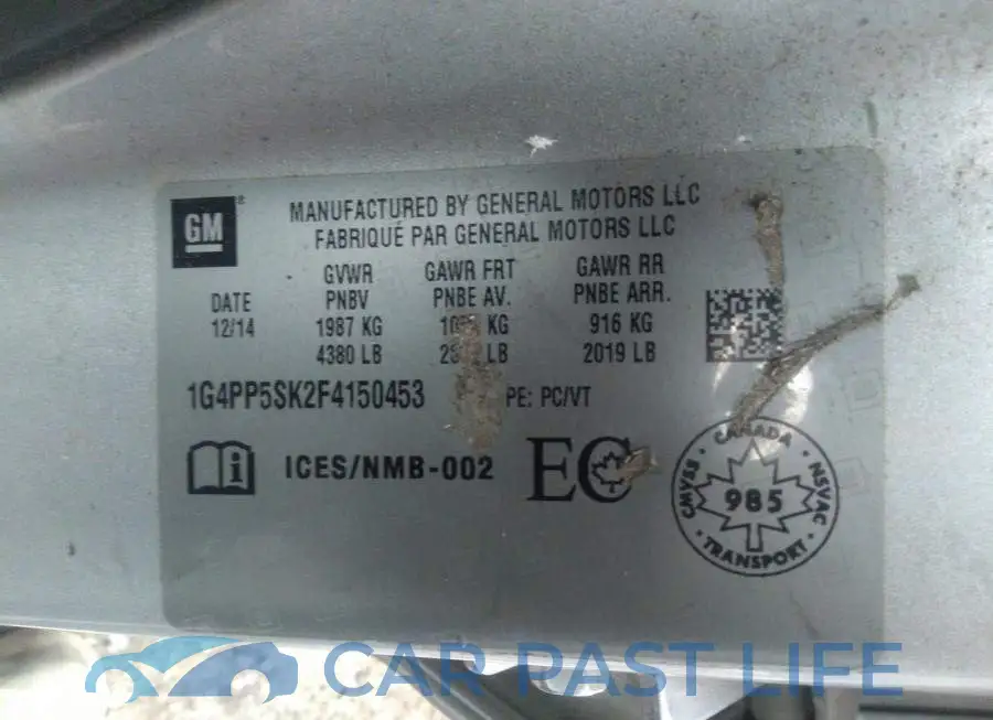 1G4PP5SK2F4150453# 9