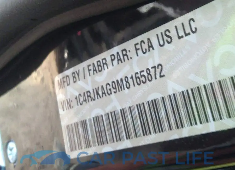 1C4RJKAG9M8165872# 9