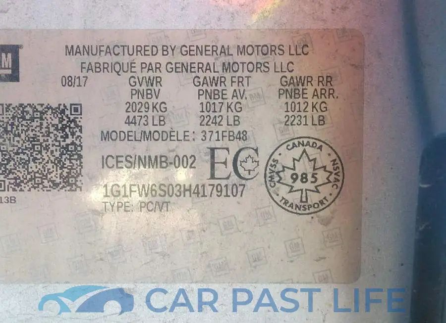 1G1FW6S03H4179107# 9