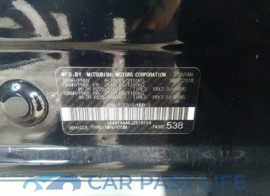 JA4AT4AA6JZ619154# 9