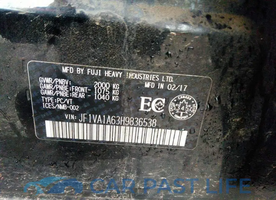 JF1VA1A63H9836538# 9