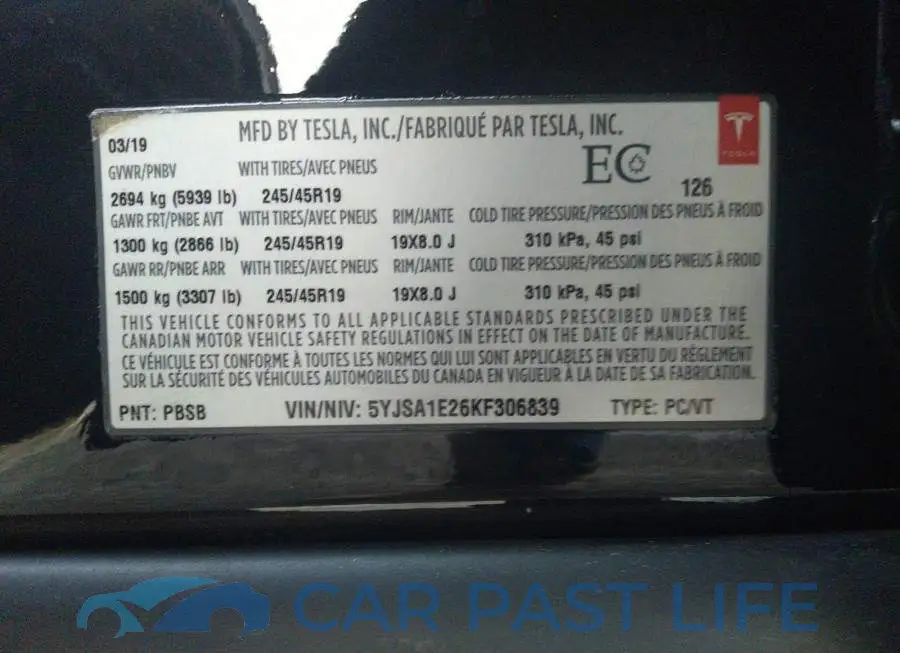 5YJSA1E26KF306839# 9