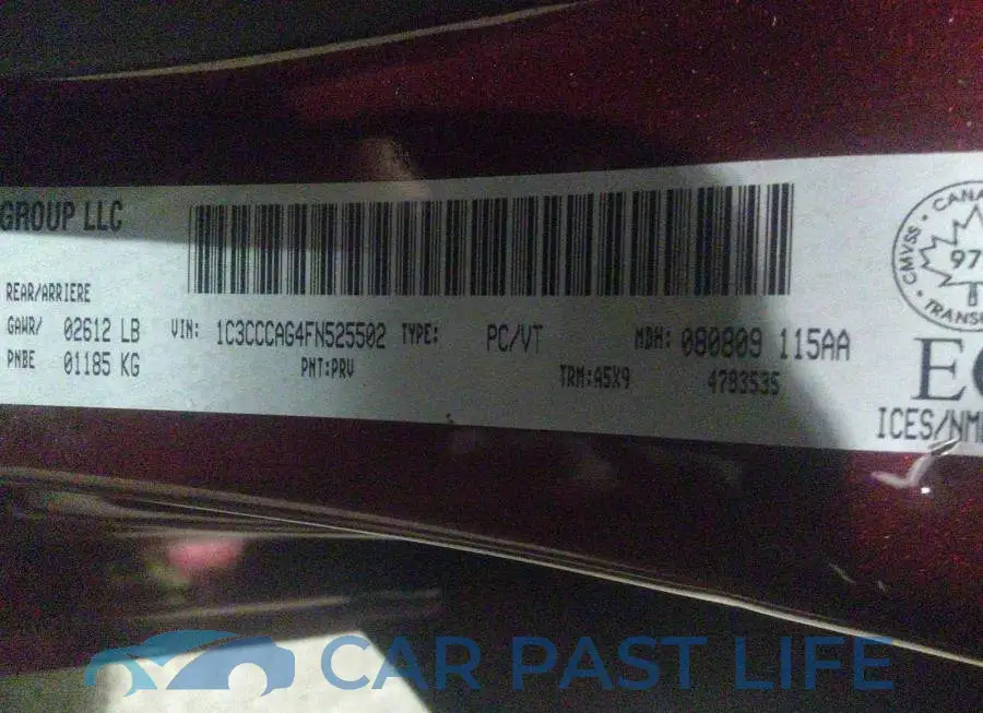 1C3CCCAG4FN525502# 9