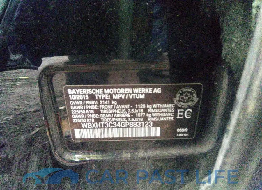 WBXHT3C34GP883123# 9