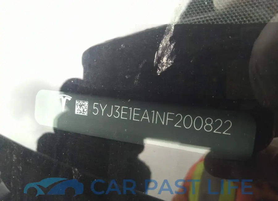 5YJ3E1EA1NF200822# 9