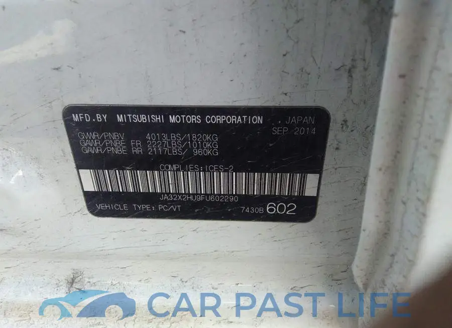 JA32X2HU9FU602290# 9