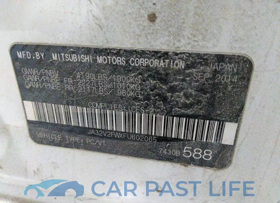 JA32V2FWXFU602065# 9