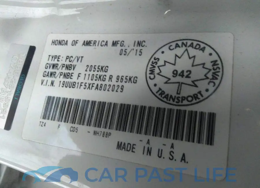 19UUB1F5XFA802029# 9