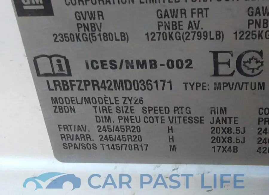 LRBFZPR42MD036171# 9