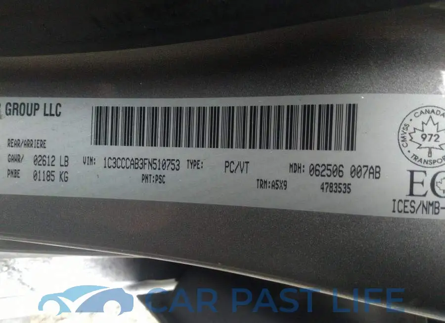1C3CCCAB3FN510753# 9