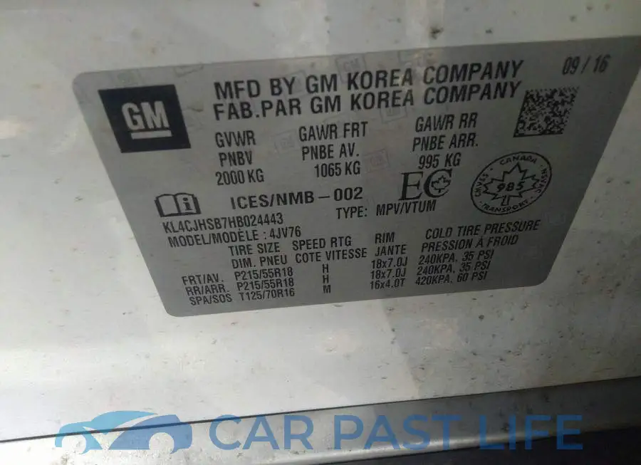 KL4CJHSB7HB024443# 9
