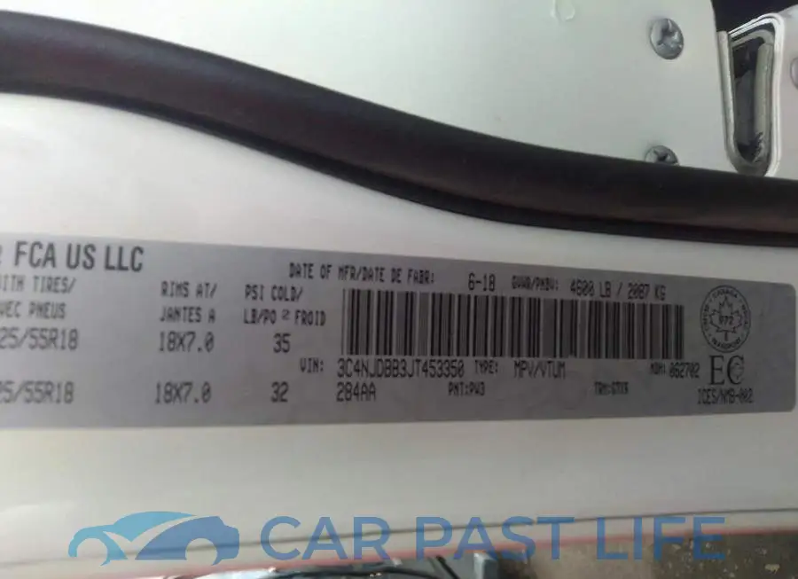 3C4NJDBB3JT453350# 9