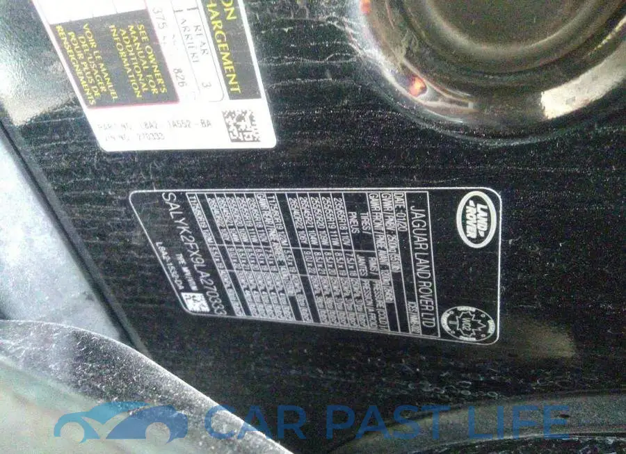 SALYK2FX9LA270333# 9
