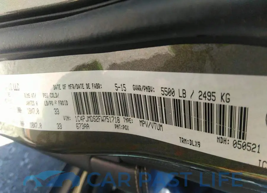 1C4PJMDS2FW751718# 9