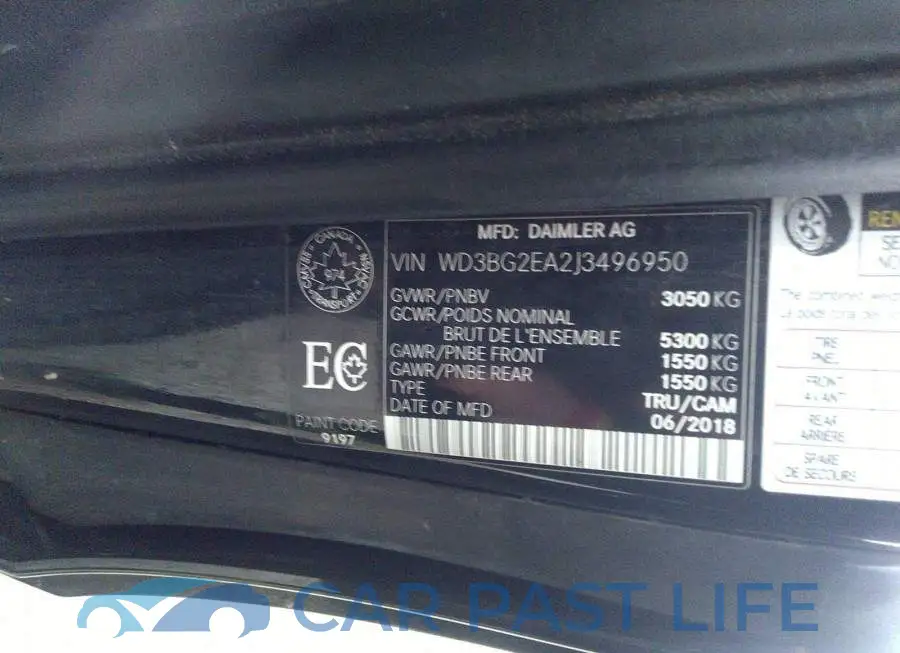 WD3BG2EA2J3496950# 9