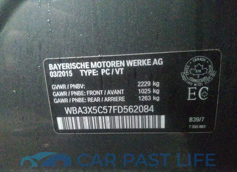 WBA3X5C57FD562084# 9