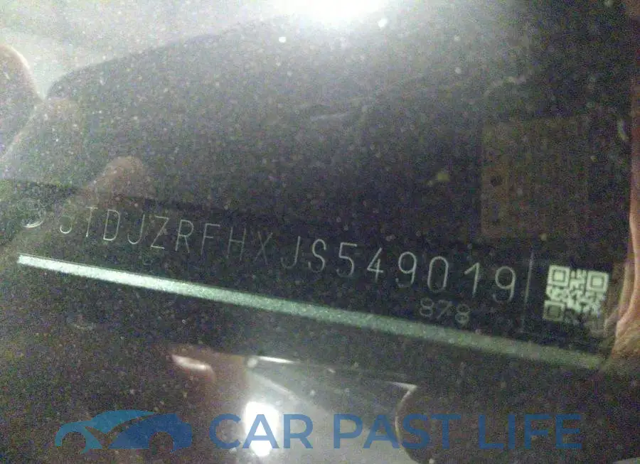5TDJZRFHXJS549019# 9