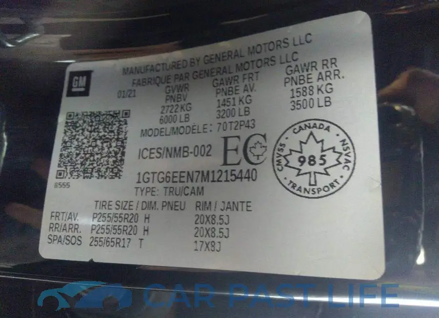 1GTG6EEN7M1215440# 9