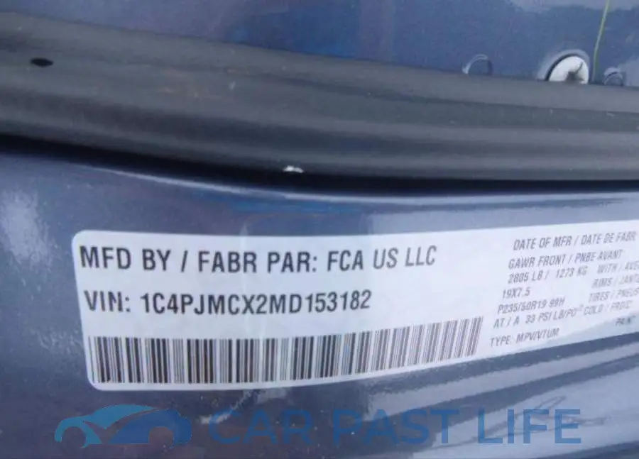 1C4PJMCX2MD153182# 9
