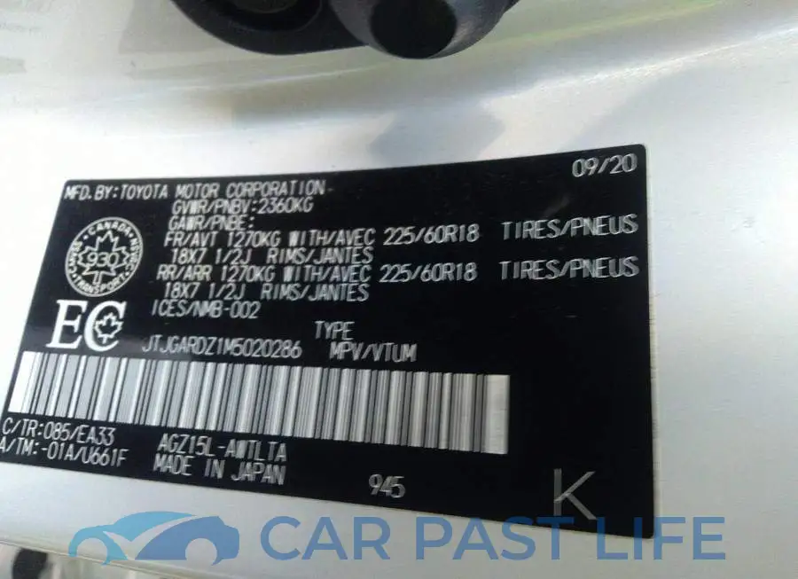 JTJGARDZ1M5020286# 9