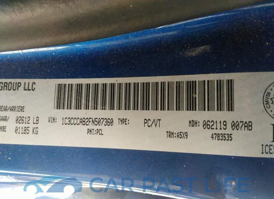 1C3CCCAB2FN507360# 9