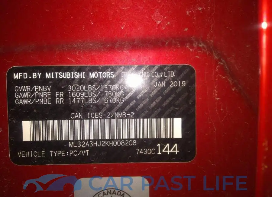 ML32A3HJ2KH008208# 9