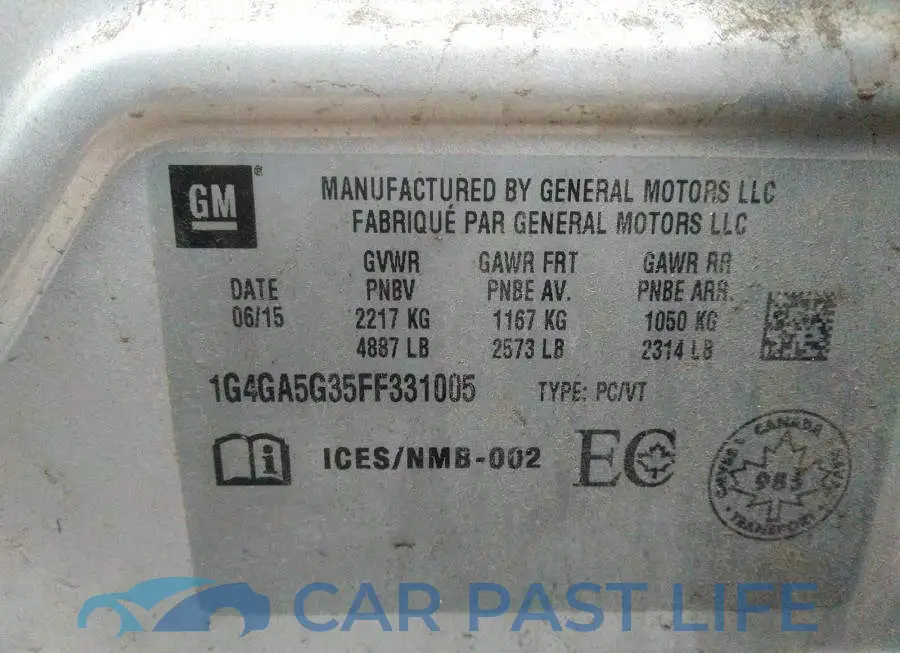 1G4GA5G35FF331005# 9