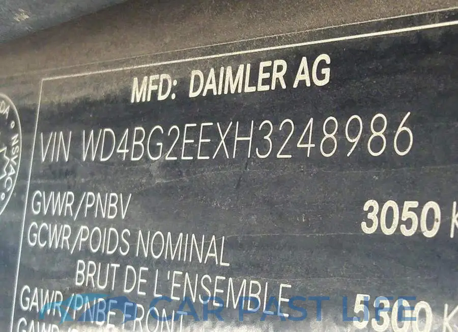 WD4BG2EEXH3248986# 9